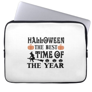 Housse Pour Ordinateur Portable Halloween La Meilleure Heure De L'Année Anniversai