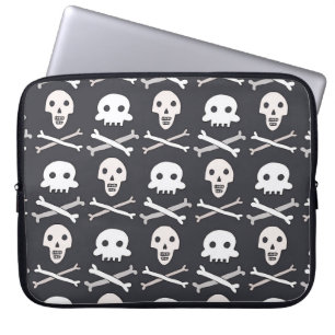 Housse Pour Ordinateur Portable Halloween Motif coloré crâne