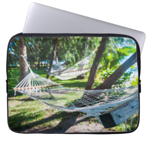 Housse Pour Ordinateur Portable Hamac sur la plage, Fidji