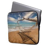 Housse Pour Ordinateur Portable Hamac sur le rivage (devant gauche)