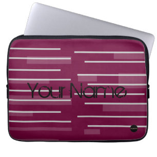 Housse Pour Ordinateur Portable HAMbyWG - "Bar None" Conception en toute couleur