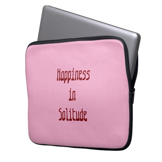 Housse Pour Ordinateur Portable Happiness in Solitude Electronics Bag (devant gauche)