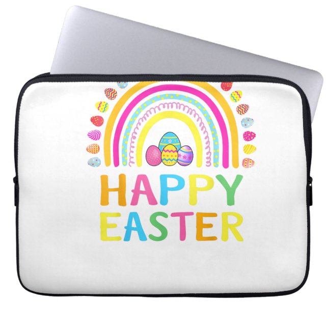 Housse Pour Ordinateur Portable Happy Easter Bunny Easter Egg Hunt Easter Women Gi (Devant)