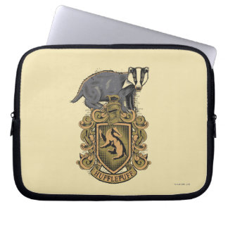 Housse Pour Ordinateur Portable Harry Potter | Blason de Poufsouffle avec Blaireau