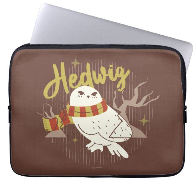 Housse Pour Ordinateur Portable Hedwig Whimsical Forest Drawing (Devant)
