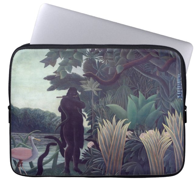 Housse Pour Ordinateur Portable Henri Rousseau - Le Charmeur Des Serpents (Devant)