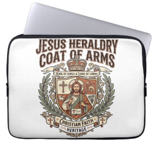 Housse Pour Ordinateur Portable Héraldique de Jésus Blason Héraldique de Jésus Bla