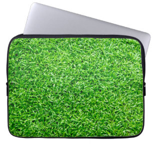 Housse Pour Ordinateur Portable Herbe verte