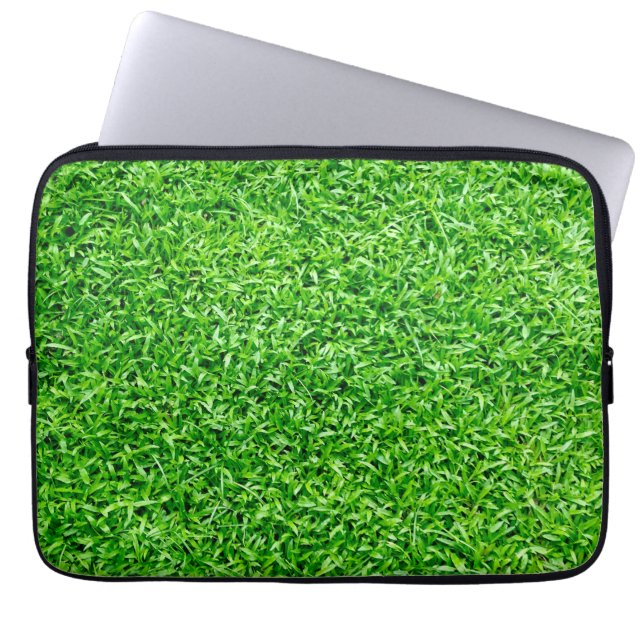 Housse Pour Ordinateur Portable Herbe verte (Devant)