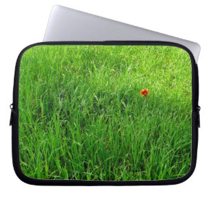 Housse Pour Ordinateur Portable Herbe verte
