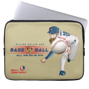 Housse Pour Ordinateur Portable Héros de baseball avec bras de millions de dollars
