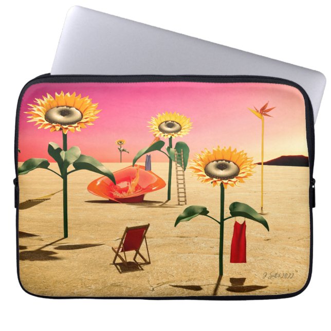 Housse Pour Ordinateur Portable Heure d'été (Devant)
