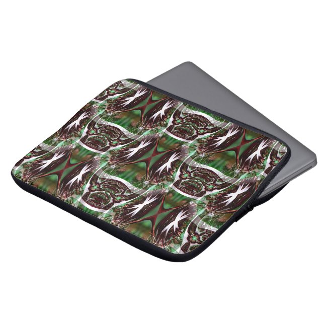 Housse Pour Ordinateur Portable Heure Tiki...... (Devant haut)