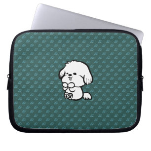 Housse Pour Ordinateur Portable Heureux Chiot