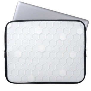 Housse Pour Ordinateur Portable Hexagonal Hexagonal Motif moderne - Manche pour or