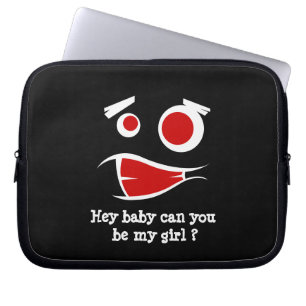 Housse Pour Ordinateur Portable Hey bébé pouvez-vous être ma fille monstre design 