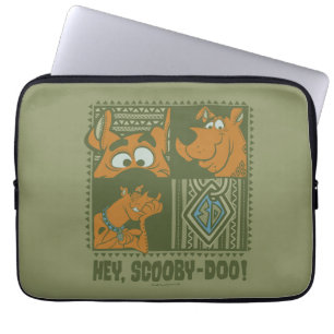 Housse Pour Ordinateur Portable Hey Scooby-Doo Carré tribal Graphic