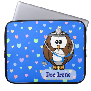 Housse Pour Ordinateur Portable hibou doc pageur