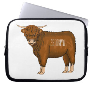 Housse Pour Ordinateur Portable Highland cow