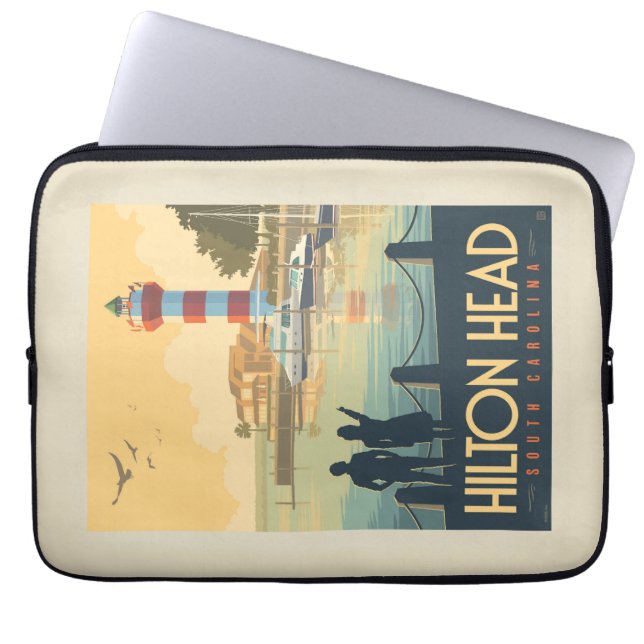 Housse Pour Ordinateur Portable Hilton Head | Caroline du Sud (Devant)