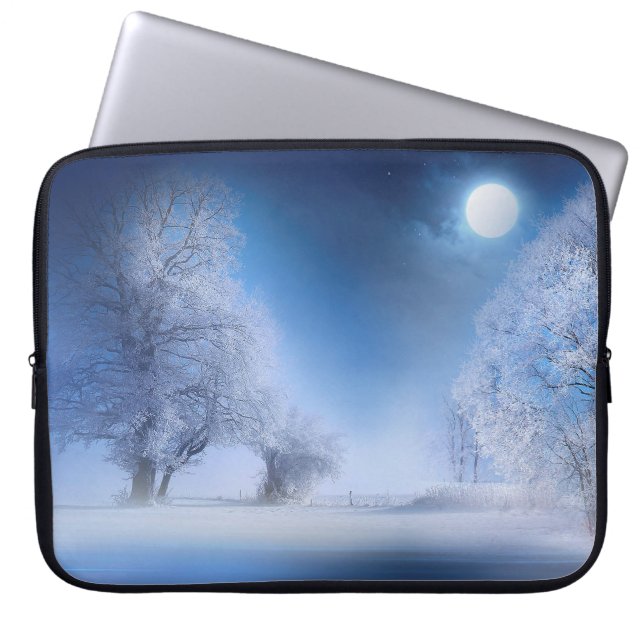 Housse Pour Ordinateur Portable Hiver 04 (Devant)