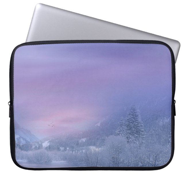 Housse Pour Ordinateur Portable Hiver 08 (Devant)