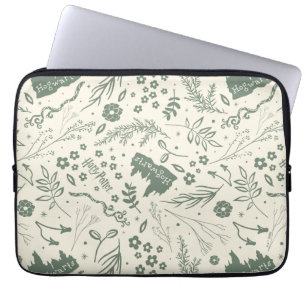 Housse Pour Ordinateur Portable HOGWARTS™ Herbologie Motif magique