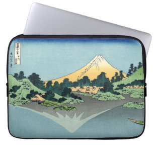 Housse Pour Ordinateur Portable Hokusai Le Mont Fuji se reflète dans le lac Kawagu