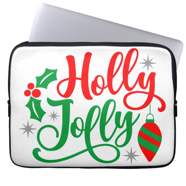 Housse Pour Ordinateur Portable Holly Jolly Christmas Song (Devant)