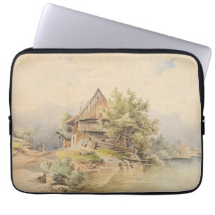 Housse Pour Ordinateur Portable Holzhütte am See - Carl Lafite