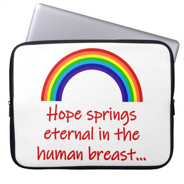 Housse Pour Ordinateur Portable Hope Springs Eternal (Devant)