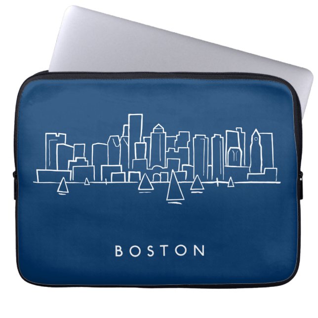 Housse Pour Ordinateur Portable Horizon de Boston (Devant)