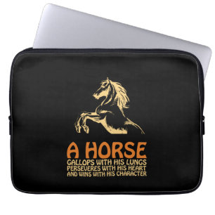 Housse Pour Ordinateur Portable Horse Art A Horse Gallops