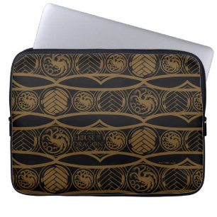Housse Pour Ordinateur Portable HOUSE of the Dragon   Targaryen Stripe Pattern