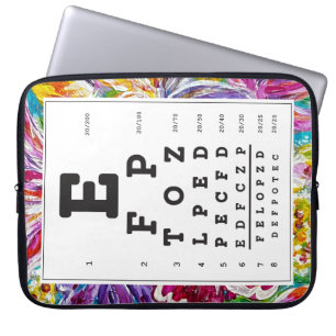 Housse Pour Ordinateur Portable Housse d'ordinateur portable de tableau ophtalmiqu