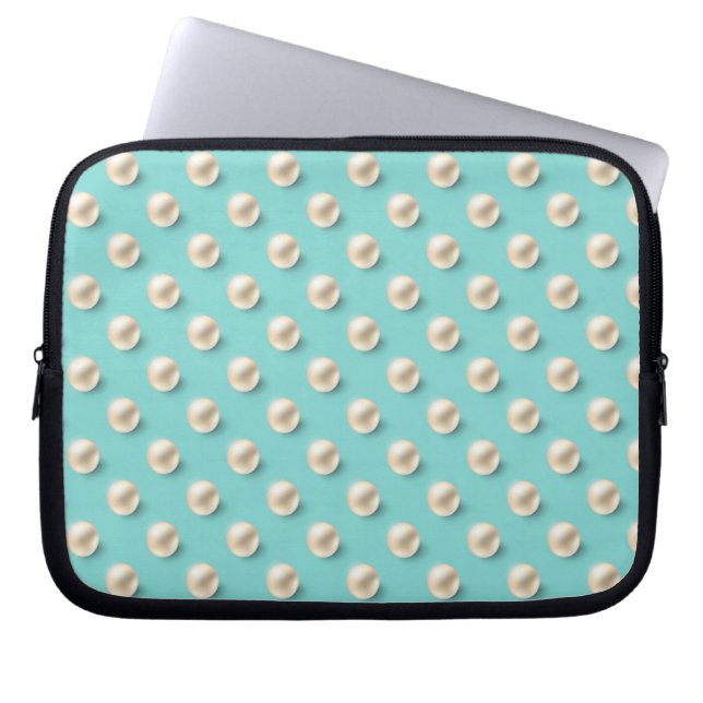 Housse Pour Ordinateur Portable Housse d'ordinateur portable Élégante Turquoise &  (Devant)