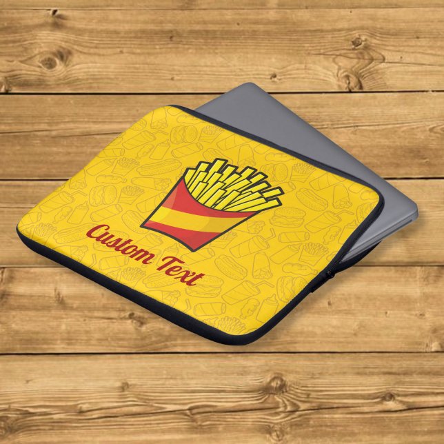 Housse Pour Ordinateur Portable Housse d'ordinateur portable Frites (Créateur téléchargé)
