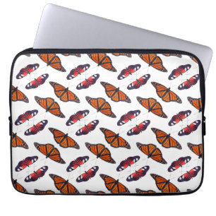 Housse Pour Ordinateur Portable Housse d'ordinateur portable Papillons en folie (B