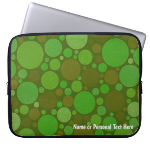 Housse Pour Ordinateur Portable Housse d'ordinateur portable personnalisée Green B