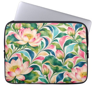 Housse Pour Ordinateur Portable Housse d'ordinateur portable Tourbillon de Lotus R