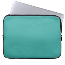 Housse d'ordinateur portable turquoise avec garnit