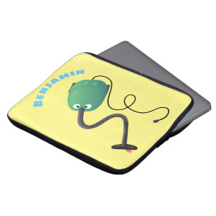 Housse Pour Ordinateur Portable Humour de dessin animé de l'aspirateur mignon