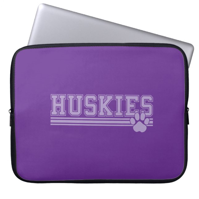 Housse Pour Ordinateur Portable Huskies (Devant)