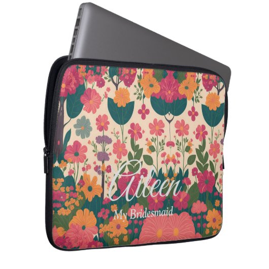 Housse Pour Ordinateur Portable Idée cadeau de la servante customisée (Devant droit)