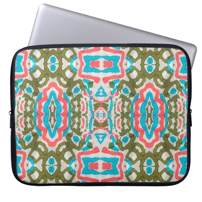 Housse Pour Ordinateur Portable Ikat Ethnic Abstract Pattern. Shaman Pattern. Peni (Devant)