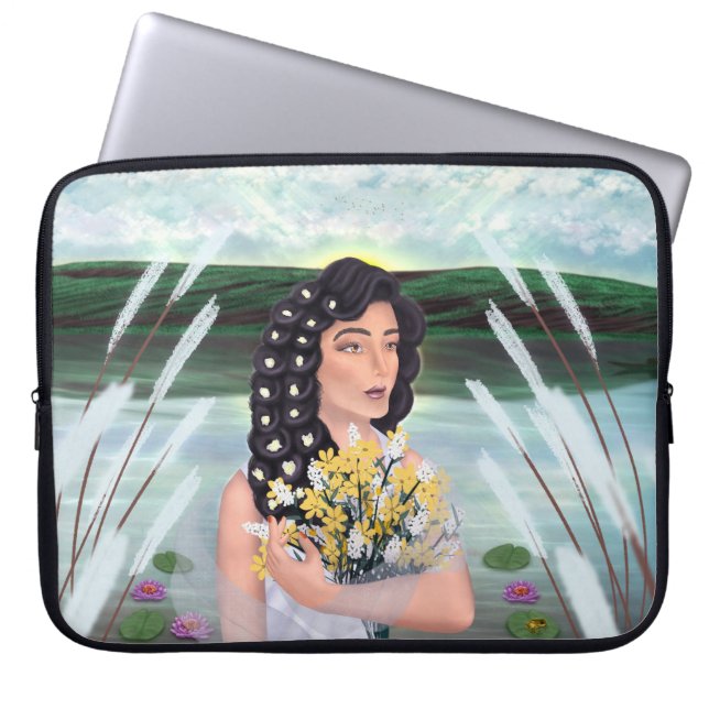 Housse Pour Ordinateur Portable Île fille (Devant)
