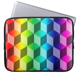Housse pour ordinateur portable - Illusion de bloc