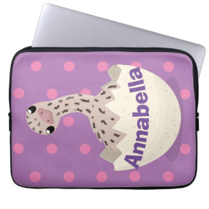 Housse Pour Ordinateur Portable Illustration d'autruche pour bébé à couver mignon