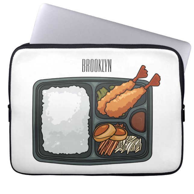 Housse Pour Ordinateur Portable Illustration de Bento (Devant)