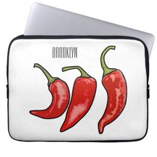 Housse Pour Ordinateur Portable Illustration de chili